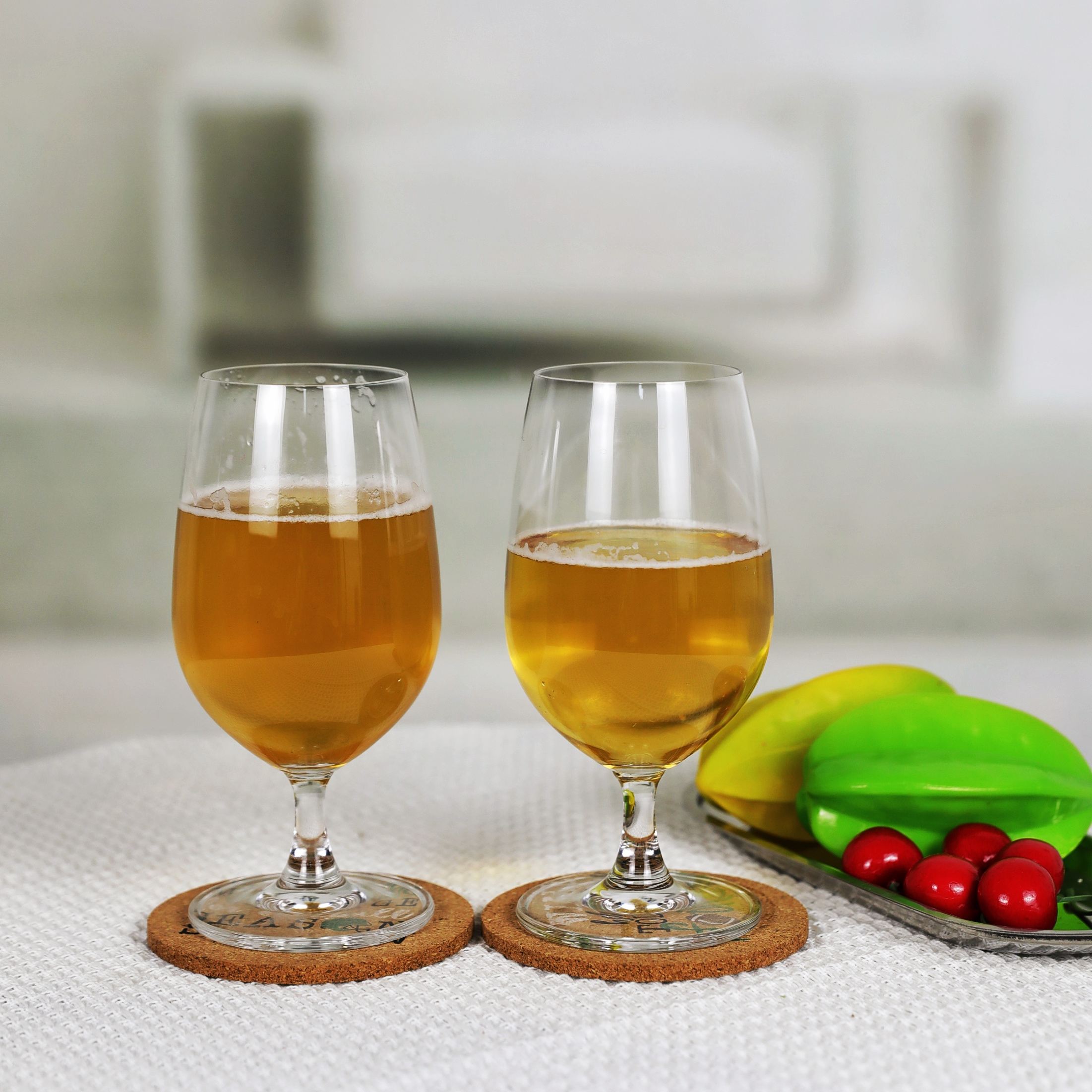 Transparent Goblet Crystal Drinking Beer Glass Cup PJB166