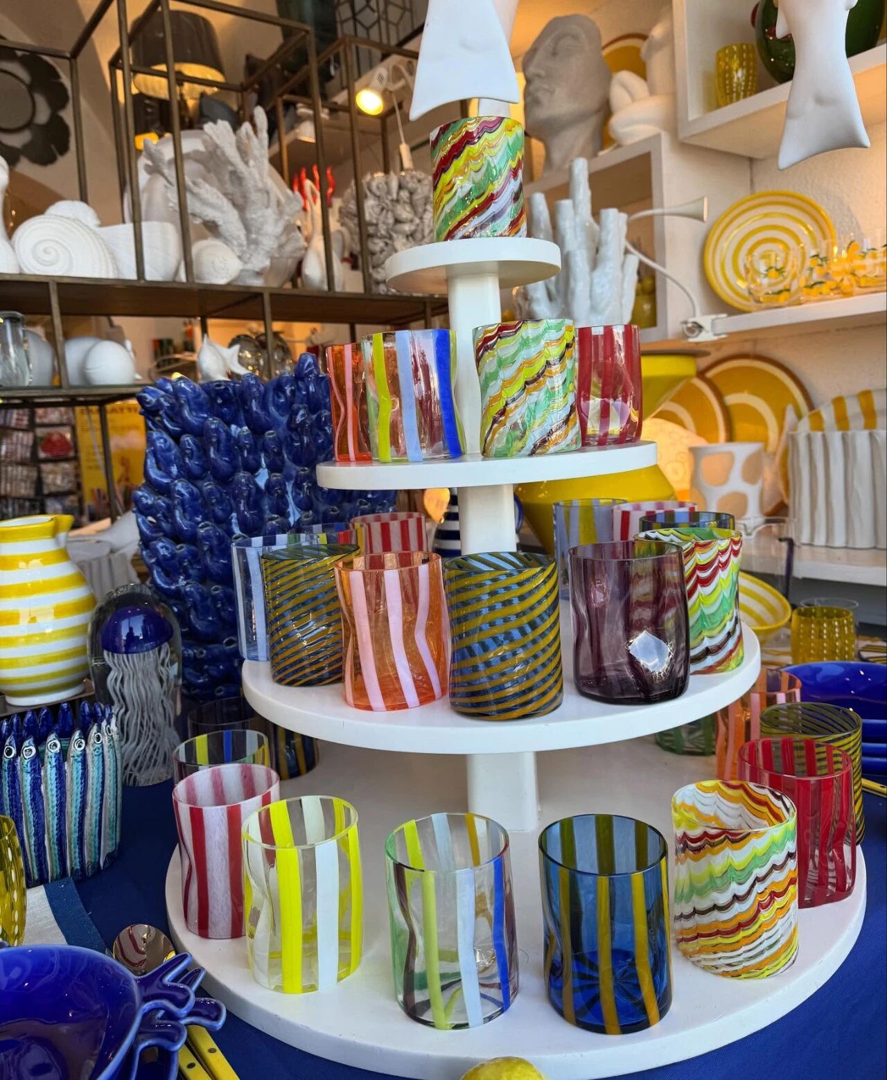 Colored glass jars.jpg