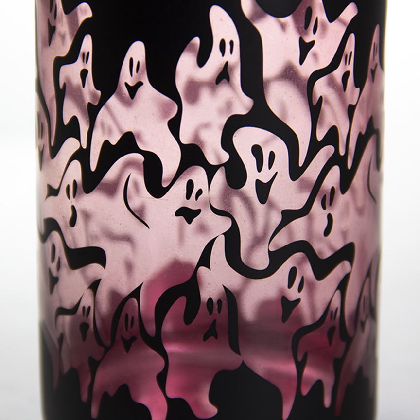 Halloween-themed wine glass set